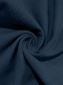 男士纯色轻薄亚麻裤，夏季穿着舒适，适合海滩、休闲、运动等场合，柔软透气。 - 藏蓝色 - 查看 6