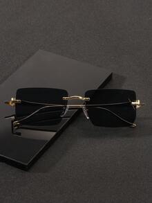 Augonstern 1副超大镜框时尚眼镜，欧美街头风格，适合度假和旅行 - 彩色 - 查看 2