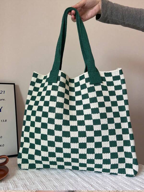 Bolso de playa ligero y casual de verano, tejido, tipo crochet, de gran capacidad. Adecuado para viajes, actividades al aire libre y la escuela. Puede contener libros. Bolso multifuncional para cocina, almacenamiento y bolso de almuerzo. Adecuado para vacaciones en la playa o transporte fácil. Regalo elegante para el Día de la Madre o la temporada de bodas.