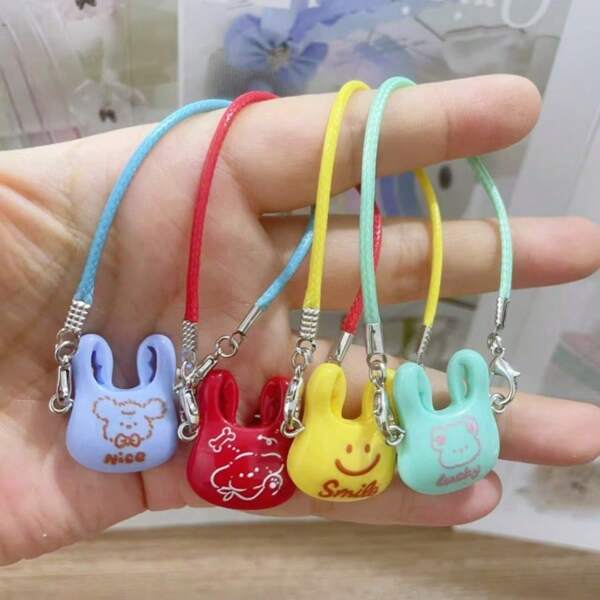 Pour Labubu Accessoire de poupée Figurine miniature Pendentif porte-clés en résine mignon de sac de courses. Accessoire de décoration pour poupée Labubu et diverses figurines. Modèle de chiot en résine mignon. Accessoires de vêtements de poupée miniature OB11. Pendentif miniature (accessoire seulement) pour les accessoires de vêtements de poupée Labubu, convient pour habiller des poupées de 17 cm, ensemble complet de vêtements et accessoires décontractés à la mode