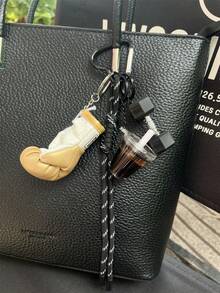 健身套装挂绳，PVC健身系列，软橡胶钥匙扣，杠铃和哑铃装饰吊坠，包包挂饰和珠宝配件，情侣吊坠，背包装饰钥匙扣，包包汽车配件，女士款 - 彩色 - 查看 13