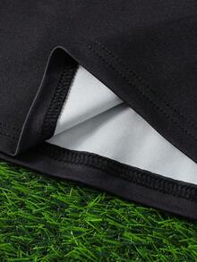 Dziecięcy spersonalizowany zestaw do treningu koni z cyframi i imieniem, czarno-czerwony, z poliestru i spandexu, z okrągłym dekoltem i zamkiem błyskawicznym, unisex, odpowiedni na imprezę piłkarską, weekendowy casual, bieganie, jogę, piesze wycieczki – odzież sportowa na jesień/zimę, odpowiednia do aktywności na świeżym powietrzu