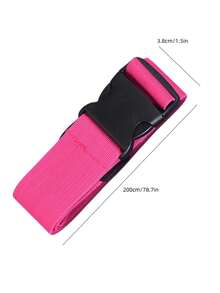 1pc Luggage Strap, Travel Suitcase Tie Down Belt, Thick Cross Packing Strap Bag For School School Accessories School Stuff - Multicolor - View 6