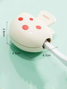 Nuevo soporte para cepillo de dientes con forma de hongo, estuche de viaje para cepillo de dientes, protector a prueba de polvo para la cabeza del cepillo de dientes, tapa protectora con clip, caja de almacenamiento para el hogar y exteriores, temporada de regreso a clases