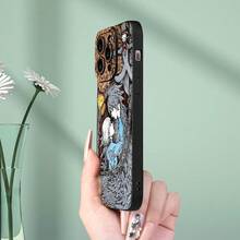 Estilo gótico creativo y minimalista, diseño de castillo de ensueño, incluyendo dragones y princesas.Funda de teléfono clásica personalizada, elegante y minimalista, resistente a las manchas y duradera, adecuada para  17/17 Pro/17 Pro Max/17 Air/ 16/16 Pro/16 Pro Max/16 Plus/ 15/15 Pro Max/15 Pro/15 Plus/ 14/14 Pro/14 Plus/14 Pro Max/ 13/13 Pro/13 Pro Max/12/12 Pro/12 Pro Max/11/11 Pro/11 Pro Max/XR/X/XS/XS Max. Es el regalo de cumpleaños perfecto para novias, novios, esposos, esposas, amigos o para uno mismo, innovador y a la moda, adecuado tanto para hombres como para mujeres.Funda de teléfono mate y a prueba de golpes (regalo ideal para el Día de la Madre) - Multicolor 1809 - Ver 8