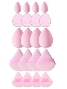 5/10/20/30/40/50PCS Makeup Kit Includes: 10PCS Beauty Egg Makeup Sponge+10PCS Beauty Egg Mini Sponge+10PCS Powder And Set Makeup Triangle Powder Puff+10PCS Mini Powder And Set Makeup Triangle Powder Puff+10PCS Concealer Facial Makeup Mini Air Cushion Powder Puff,Cheap,Stocking Stuffers,Makeup,Makeup Tools,Cheap Stuff,Gifts,Gifts For Women,Christmas Gifts - Watermelon Pink - View 4