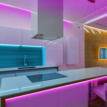 Oświetlenie LED do pomieszczeń 1/30 metra, pasek LED RGB z pilotem IR i aplikacją Bluetooth, samoprzylepne światło LED z synchronizacją muzyki, tryb czasowy, do sypialni, pokoju zabaw