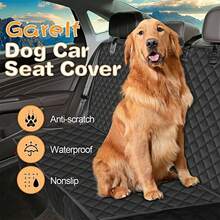 Dog Car Seat Cover Waterproof, Non-Slip, Scratch-Proof & Easy-To-Clean Protector For 60/40 Split Bench Seats In Cars & SUVs, Black, Standard - 135cm Width - Multicolor - View 4
