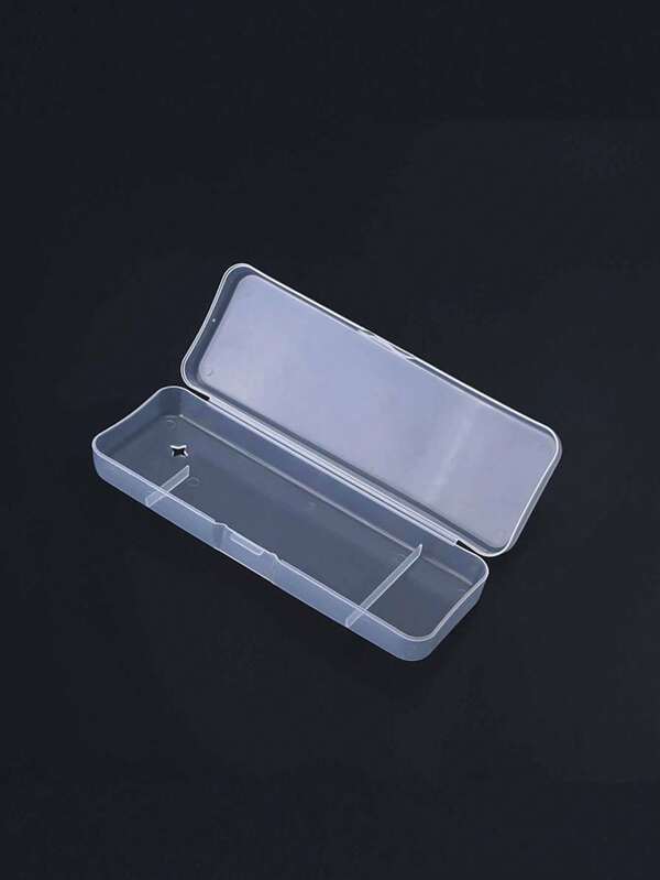 1pc/Set Transparent PP Manual Razor Storage Box, Razor Holder Case, Portable Travel Shaver Container