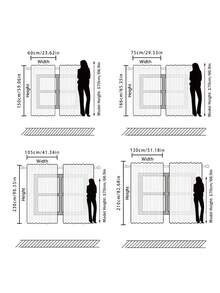 2 件植物印花厨房窗帘，无孔窗帘，短窗帘，适用于卧室办公室厨房客厅书房家居装饰 - 彩色 - 查看 3