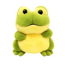 1pc Cute Cartoon Frog Plush Doll, Soft Stuffed Frog Doll Plush Frog Cushion Decoration, Great Birthday Gift For Children - Multicolor - View 15