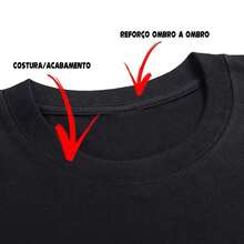 Camiseta Streetwear Masculina Preta Equipe de Mídias Modelo: Som Câmera e Adoração – Estilo e Fé com Propósito - Preto - Visão 5