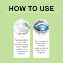 Jakehoe Washing Machine Cleaner Inner Drum Deep Clean Strong Stain Multi-Effect Household Cleaning Agent 100ml