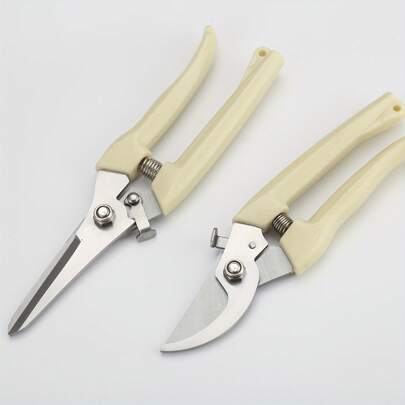 Garden Scissor Set - Ideal For Trimming, Pruning And Cutting Branches And Flowers, Gardening Pruners, Plant Garden Clippers, Bonsai And Fruit Harvesting