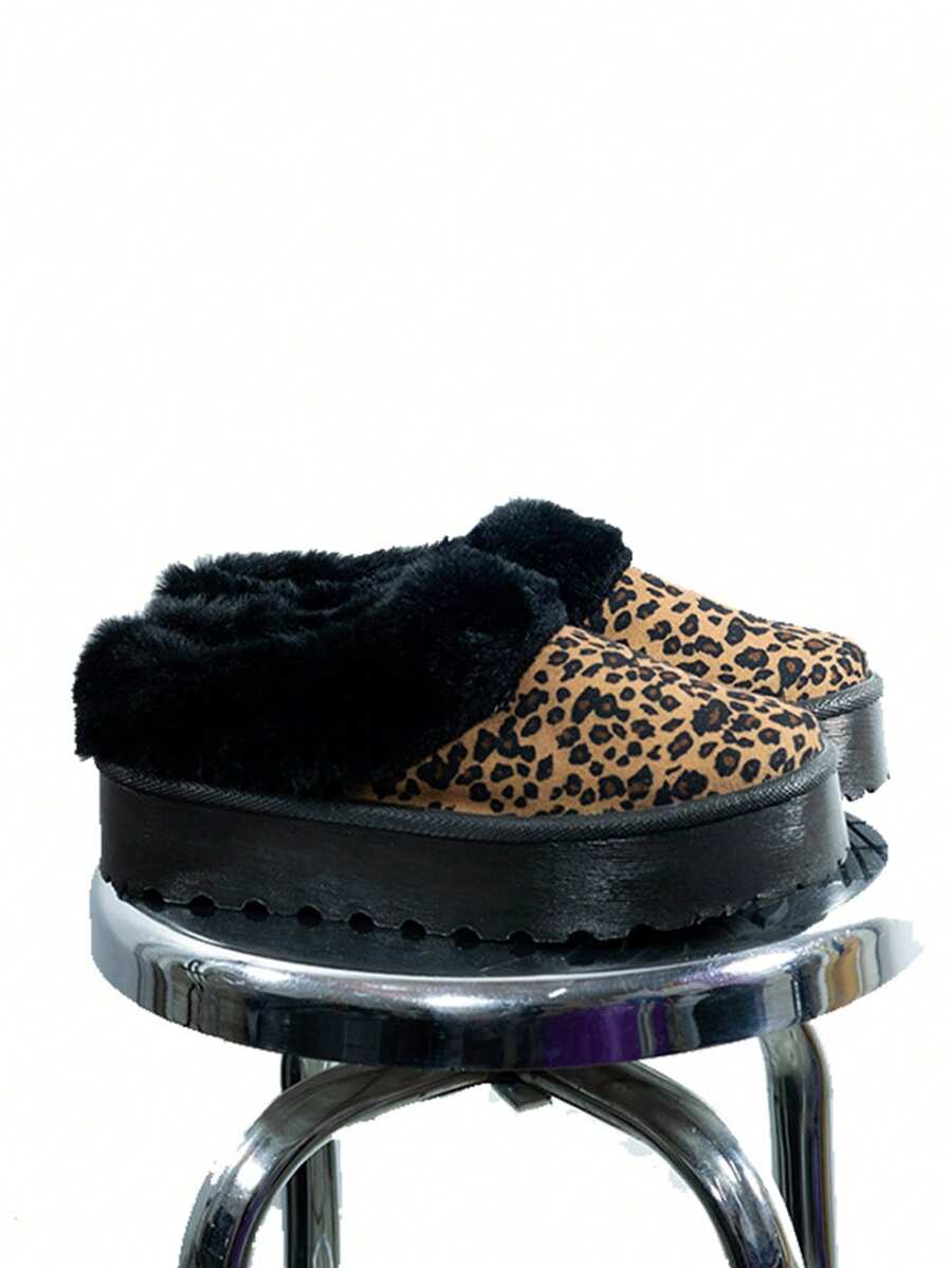 Women Ankle Boots & Booties - Black Leopard - View 1