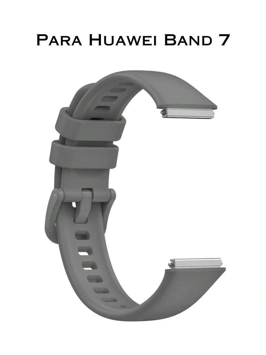 Correa Para HUAWEII BAND 7 Extensible Colores Lisos - Gris Oscuro - Ver 1