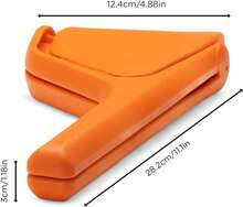 Original Orange Fluicer Easy-Squeeze Fold-Flat Citrus Juicer - 11 Inch, Suits All Citrus,8288067 - 橘色 - 查看 2