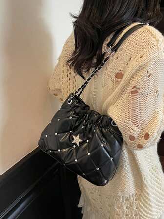Fashionable Casual Minimalist Shoulder Bag Suitable For College Students, Chic And Personalized