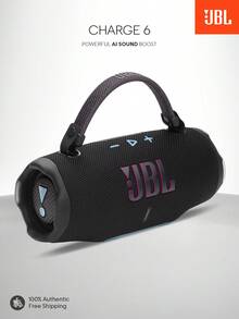 JBL Charge 6 New Model Portable Waterproof Drop-Proof Bluetooth Speaker, Bold Pro Sound With AI Sound Boost, 28Hrs Of Playtime, Built-In Powerbank Comes With A Sturdy Removable Carrying Strap - Black Teal - View 1
