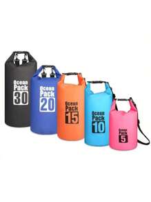 1 pezzo Borsa impermeabile in materiale PVC con motivo a , adatta per sport all'aperto, borsa multifunzionale impermeabile, portatile per imitazione, rafting, conservazione multiuso all aperto