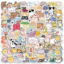 200pcs Cute Cartoon Animal & Object Stickers, Reusable Vinyl Decals For Phone Cases, Laptops, Water Bottles, Notebooks - Vibrant Colors, Matte Finish, Fun Designs (Whale, Panda, Cat, Dog, Food, Space, Fruit), Adorable Stickers, Water Bottle Stickers, Arts & Crafts - Multicolor - View 6