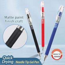 0.28mm/0.38mm/0.5mm 3种线宽全针管中性笔，防水速干书写笔，学生书写笔及办公用品，签名笔，日常书写，学生考试专用笔。返校，学校用品