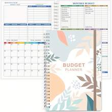 Budget Planner - Monthly Financial Organizer With Expense Tracker Notebook, Effectively Manage Your Money, Undated Financial Planner/Ledger, Start Anytime, A5, Tree Branch - A5 - View 1