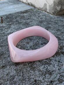 1 件几何夏季扎染手链树脂弧形海滩手镯，不对称醋酸纤维袖口腕带，时尚百搭 - 手鐲 - 查看 16