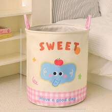 Children's Laundry Basket, Adorable Animal-Shaped Foldable Dirty Clothes Hamper, Nursery Storage Basket, Toy Box Organizer For Boys And Girls, Bedroom/Bathroom Gift Basket - Dirty Clothes Basket - View 15