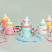 (Excluding Dolls) 1 Labu Labu Mini Bottle, Toy House Mini Model, Water Bottle, Water Bottle, Mini Food Toy, OB11 Scene Accessories, Pendant, Halloween Gift, Christmas Gift (Limited To Bottles, Not Including Others) Pink Color Random