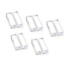 Acrylic Name Card Slot Stand Holder, Transparent, Acrylic Stands Clear Place Card Holders,Acrylic Card Display Stand For Wedding Table Number