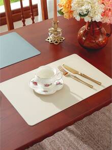 8/12pcs Hotel/Restaurant Placemats/Coasters Set, Rectangular, High-End Tablemats, Easy To Clean, Multi-Color Heat-Insulating Pads To Protect Tabletops, Suitable For Weddings, Parties, Home, Hotel Kitchen, Festive Decoration