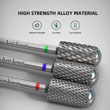 NotNoot 1pc Nail Drill Bits File Nail Electric Drill Machine Manicure Pedicure Drills Accessory Acrylic Nail Tools Smooth Head