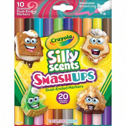 Washable Silly Scents Markers Broad Line Markers Smash Ups Sweet Scented School Supplies 20 Colors Gifts For