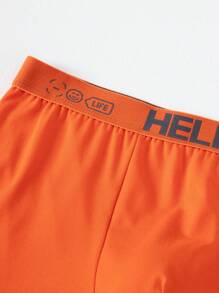 6条装青少年男童休闲字母印花腰平角内裤 - 彩色 - 查看 4