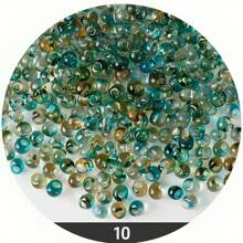 Mărgele de sticlă gradient de 4 mm, 90 de bucăți, mărgele de sticlă cu picătură de apă în 2 tonuri pentru confecționarea bijuteriilor, mărgele de cristal din sticlă în 20 de culori pentru cercei, coliere, brățări DIY. Consumabile pentru confecționarea bijuteriilor