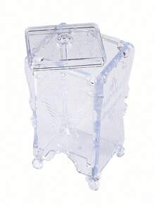 1 件蝴蝶图案指甲油卸妆巾带盖，多功能美甲工具盒 - 彩色 - 查看 9