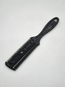 1pc + Blade 2-Sided Shaver Comb, Hair Thinning Comb With Blade, Dual-Sided Hairdressing Comb With Trimmer Blade, Home Hair Thinning Shaver, Fringe Trimmer With Blade, Shaver Comb With Blade, Multi-Functional Hair Clipper - Multicolor - View 9