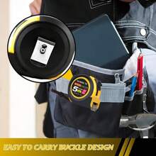 1m/5m Non-Slip Measuring Tape, Retractable Steel Tape Measure With Lock, Suitable For Body Measurement, Home Use, Construction, Woodworking, Design, Office And Other Measurement Tools