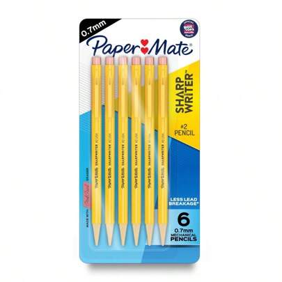 Paper Mate Wr Mechanical Pencils 0.7 Mm 6 Count