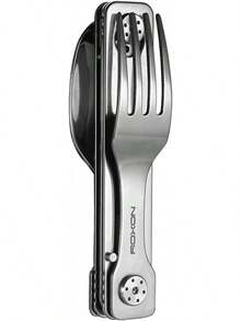 ROXON C1 cuchillo y cuchara desmontables para camping, aptos para acampar y hacer excursiones al aire libre - 1 - Ver 1
