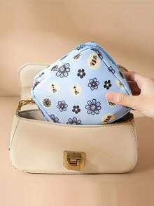 卫生巾收纳袋、女性卫生棉条收纳袋、便携式化妆口红袋、大容量防水月经包、零钱包、女生现金袋、用于收纳卫生巾和护垫的防水布、返校必备品、旅行配件包、化妆包、梳妆台、化妆包、收纳袋、化妆包、洗漱包、女士礼物、圣诞礼物、女士礼物创意