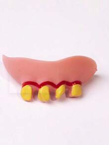 1pc 8-Style Funny Fake Teeth, Gag Toys For April Fool's Day, Halloween Props, Friend Party Gifts, Valentine's Day Gifts - Multicolor - View 15