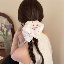 1 Peça Scrunchie de Cabelo com Formato de Intestino de Volta às Aulas, Novo Acessório de Cabelo Elástico Casual de Alta Qualidade para Mulheres em 2025, Scrunchies, Elásticos de Cabelo