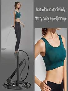 1-4pcs Lightweight Speed Jump Rope, Portable, -Free, Adjustable Length, Suitable For Aerobic Exercise, Boxing Training, Weight Loss, Fitness Jumping, Endurance And Speed Training, Ideal For Girls, Beginners, Unisex