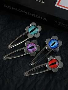 4cps Halloween Evil Demon Eye Hairpin, Smart Eyes Dot The Street Mystery, School Stuff
