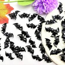 35 pièces Remplisseur de vase d'Halloween, chauves-souris en plastique à éparpiller sur la table, convient pour les artisanats DIY, la décoration de la maison, Thanksgiving, la décoration de mariage, Halloween et les décorations de récolte d'automne