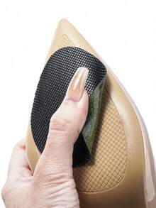 10/6/2 Piezas Almohadillas antideslizantes para tacones altos Suelas de goma autoadhesivas Almohadillas de goma para la parte delantera del pie Insertos de zapato silenciosos para zapatos casuales