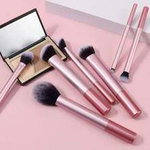 Kit 7 Professional Makeup Brushes 024-142 PINK - ROSA - View 4
