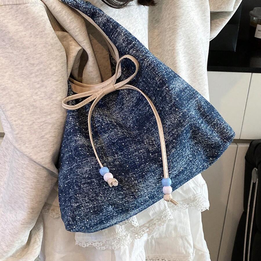 Women Shoulder Bags - 淺藍色 - 查看 1